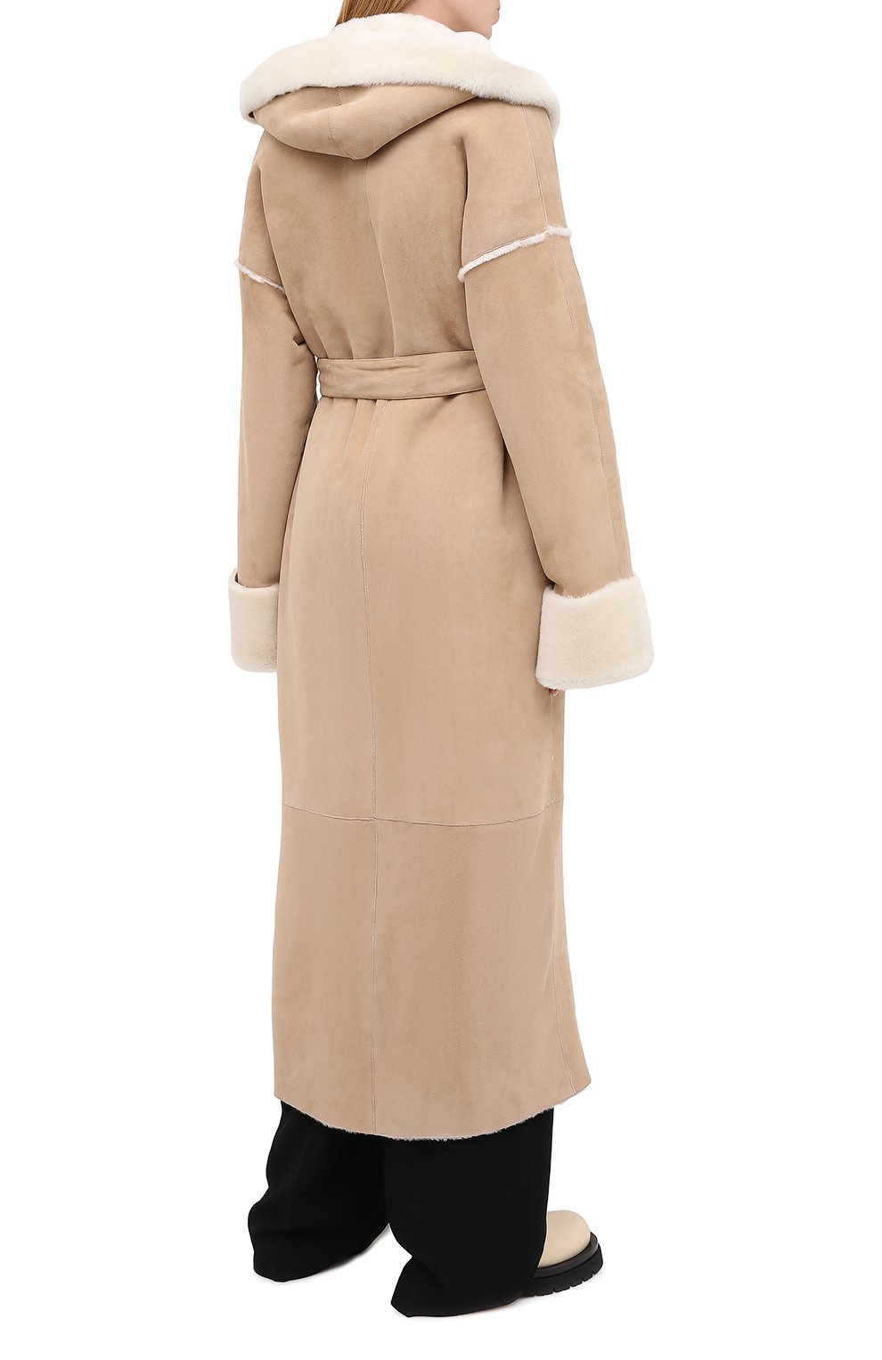 Дубленка с поясом KITON, арт. D50672X04T72, фото 5