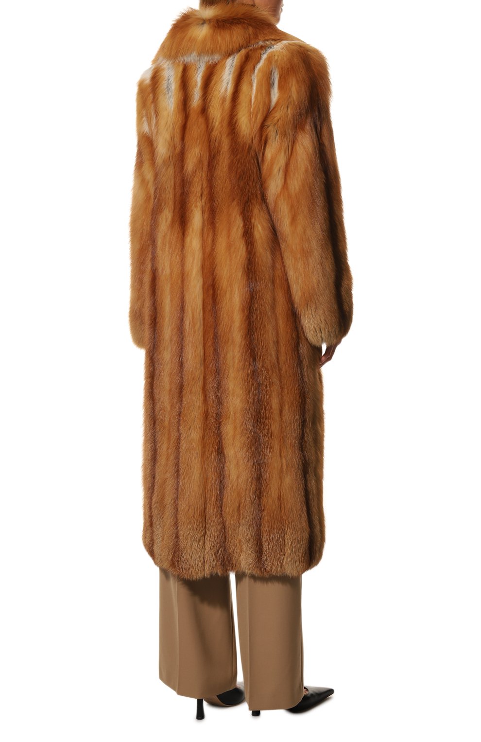 Шуба из меха лисы GIULIA GURMAN коричневого цвета по цене 674160 руб., арт. 717242125, фото 4 Шуба из меха лисы GIULIA GURMAN, арт. 717242125, фото 4