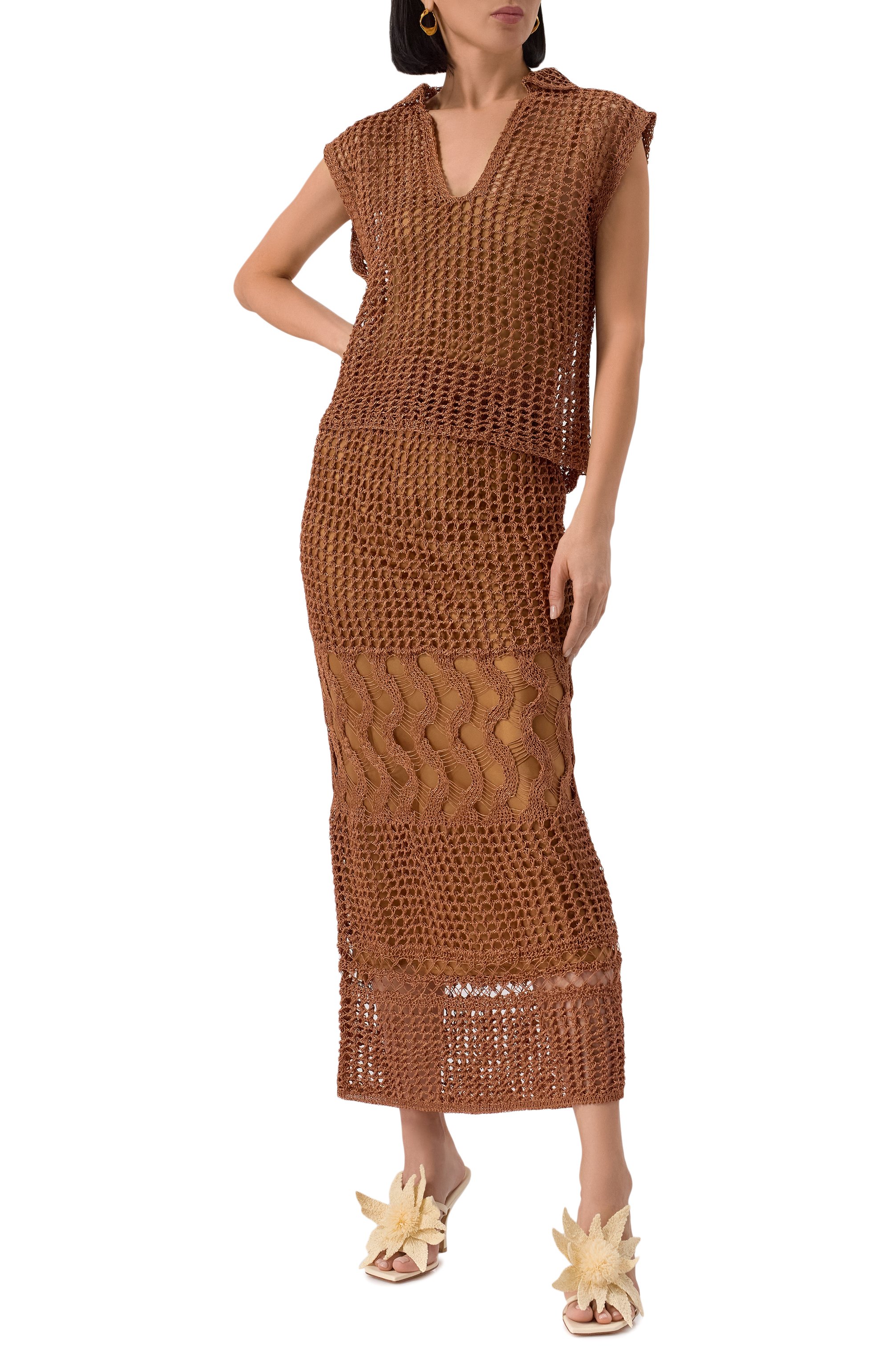 Топ из вискозы ERIKA CAVALLINI, арт. P5SC03, фото 2