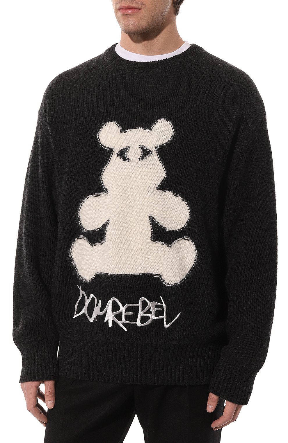 Свитер из шерсти и хлопка DOMREBEL, арт. BEARCL0PS/KNIT SWEATER, фото 3