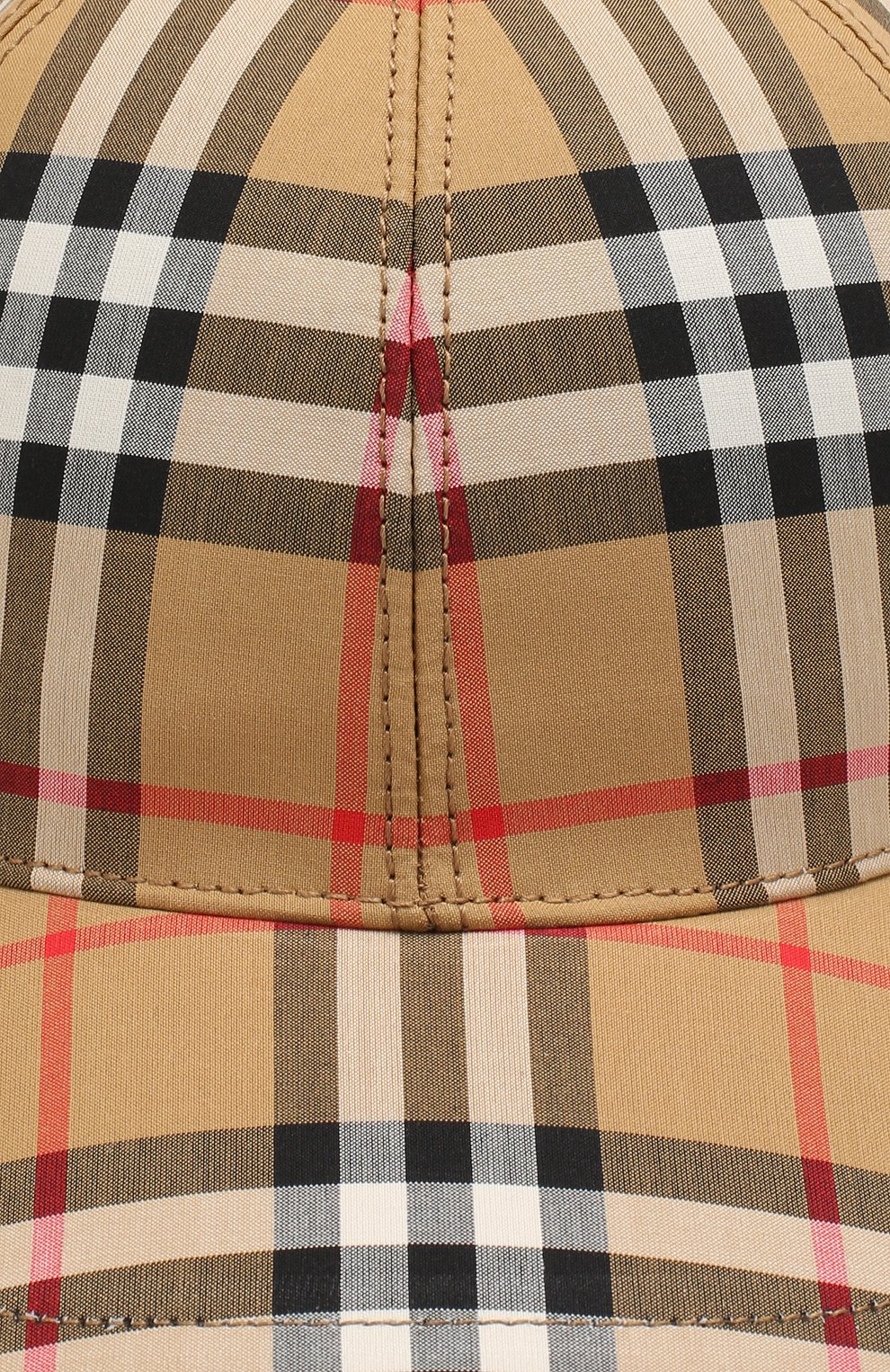 Хлопковая бейсболка в клетку BURBERRY, арт. 4073689, фото 3