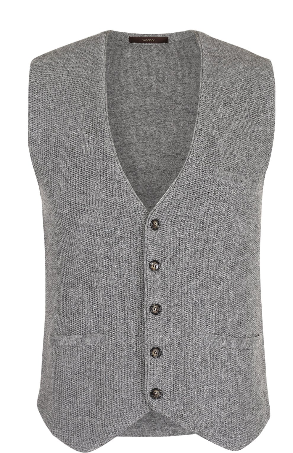 Жилет на пуговицах из смеси шерсти и вискозы с кашемиром WINDSOR, арт. 13 PI0S-G 10001642, фото 1