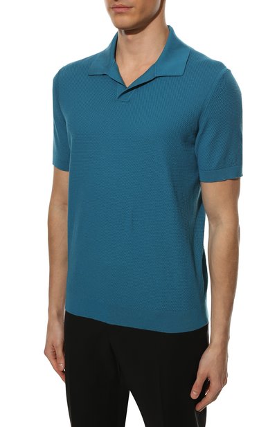 Хлопковое поло ZEGNA, арт. UZC96/C32, фото 3