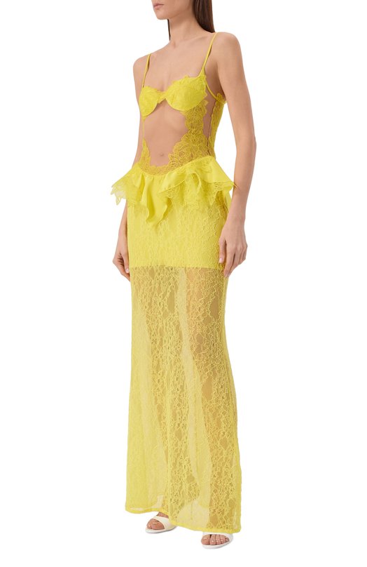 Платье David Koma RE26DK05DL Жёлтый  RE26DK05DL Фото 2