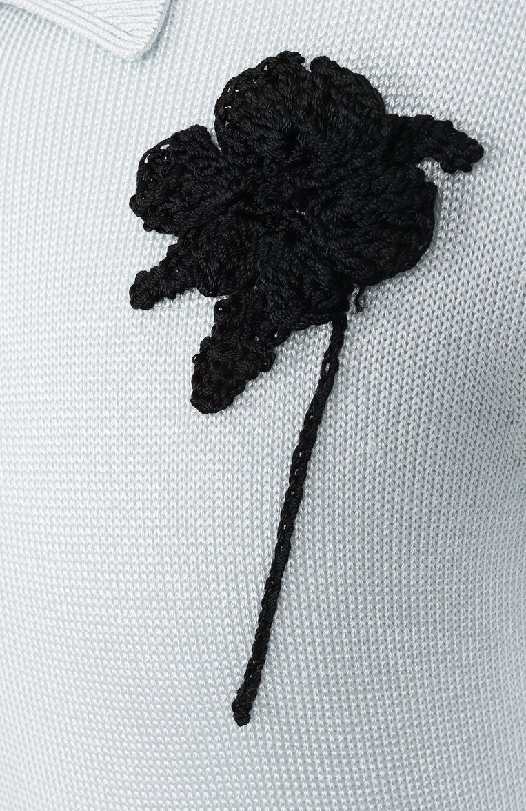 Поло из хлопка и льна JIL SANDER, арт. J21GL0114-J18341, фото 1