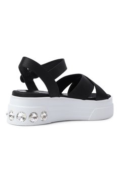 Текстильные сандалии MIU MIU, арт. 5X996C-71L-F0002-050, фото 3