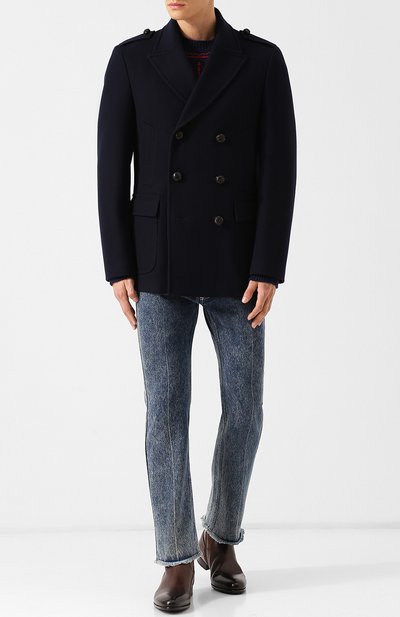 Укороченный бушлат из смеси шерсти и кашемира GUCCI, арт. 523628/Z525C, фото 2