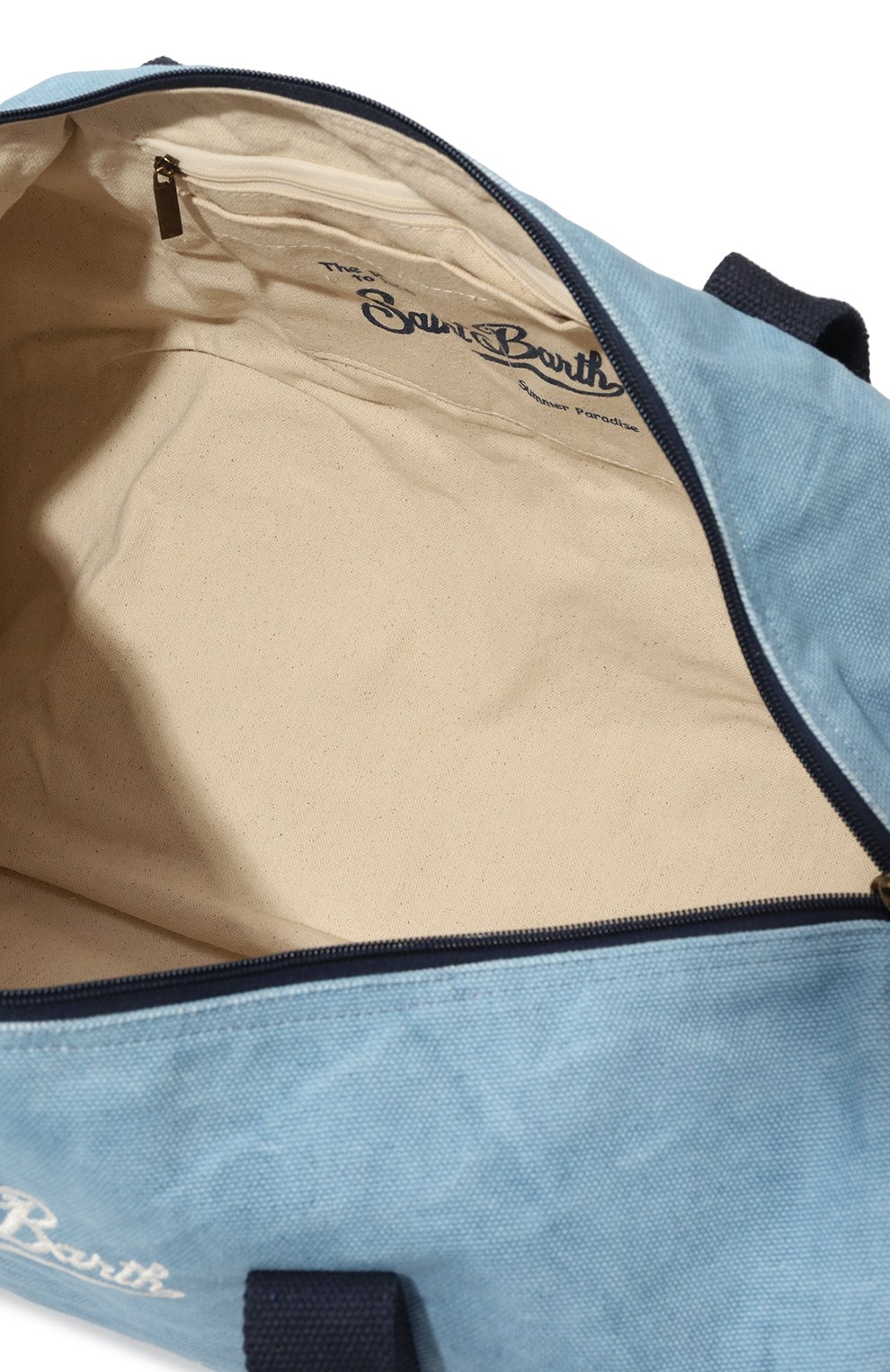 Текстильная спортивная сумка MC2 SAINT BARTH голубого цвета по цене 15800 руб., арт. STBA/JETLEG R0UND/06578D, фото 5 Текстильная спортивная сумка MC2 SAINT BARTH, арт. STBA/JETLEG R0UND/06578D, фото 5