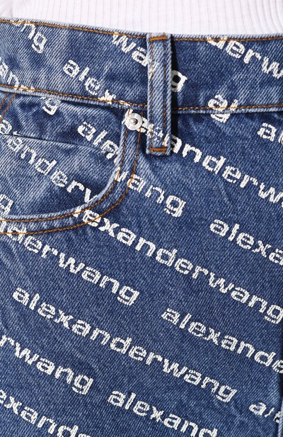 Джинсы ALEXANDER WANG синего цвета по цене 54200 руб., арт. 4DC1204643, фото 5 Джинсы ALEXANDER WANG, арт. 4DC1204643, фото 5