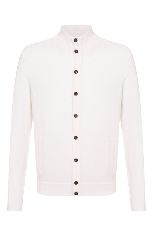 Кашемировый кардиган Stefano Ricci W505024B09/W25303 Белый W505024B09/W25303