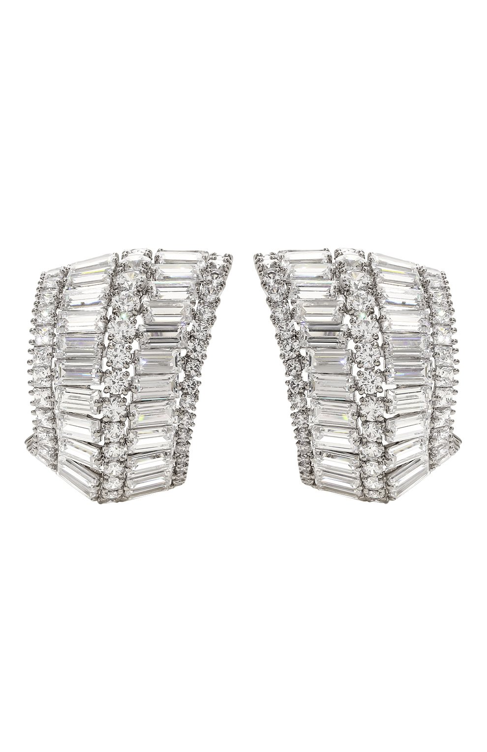 Серьги hyperbola SWAROVSKI серебряного цвета по цене 67300 руб., арт. 5598344, фото 1 Серьги hyperbola SWAROVSKI, арт. 5598344, фото 1