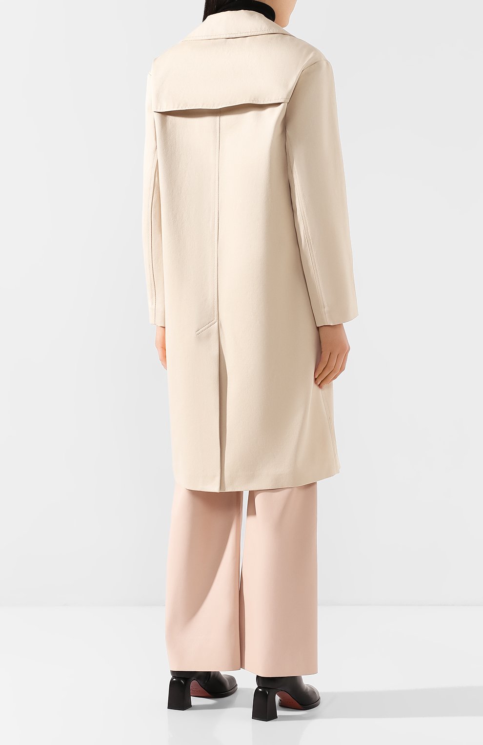 Хлопковый тренч VICTORIA, VICTORIA BECKHAM бежевого цвета по цене 83150 руб., арт. 2120WCT000377A, фото 4 Хлопковый тренч VICTORIA, VICTORIA BECKHAM, арт. 2120WCT000377A, фото 4