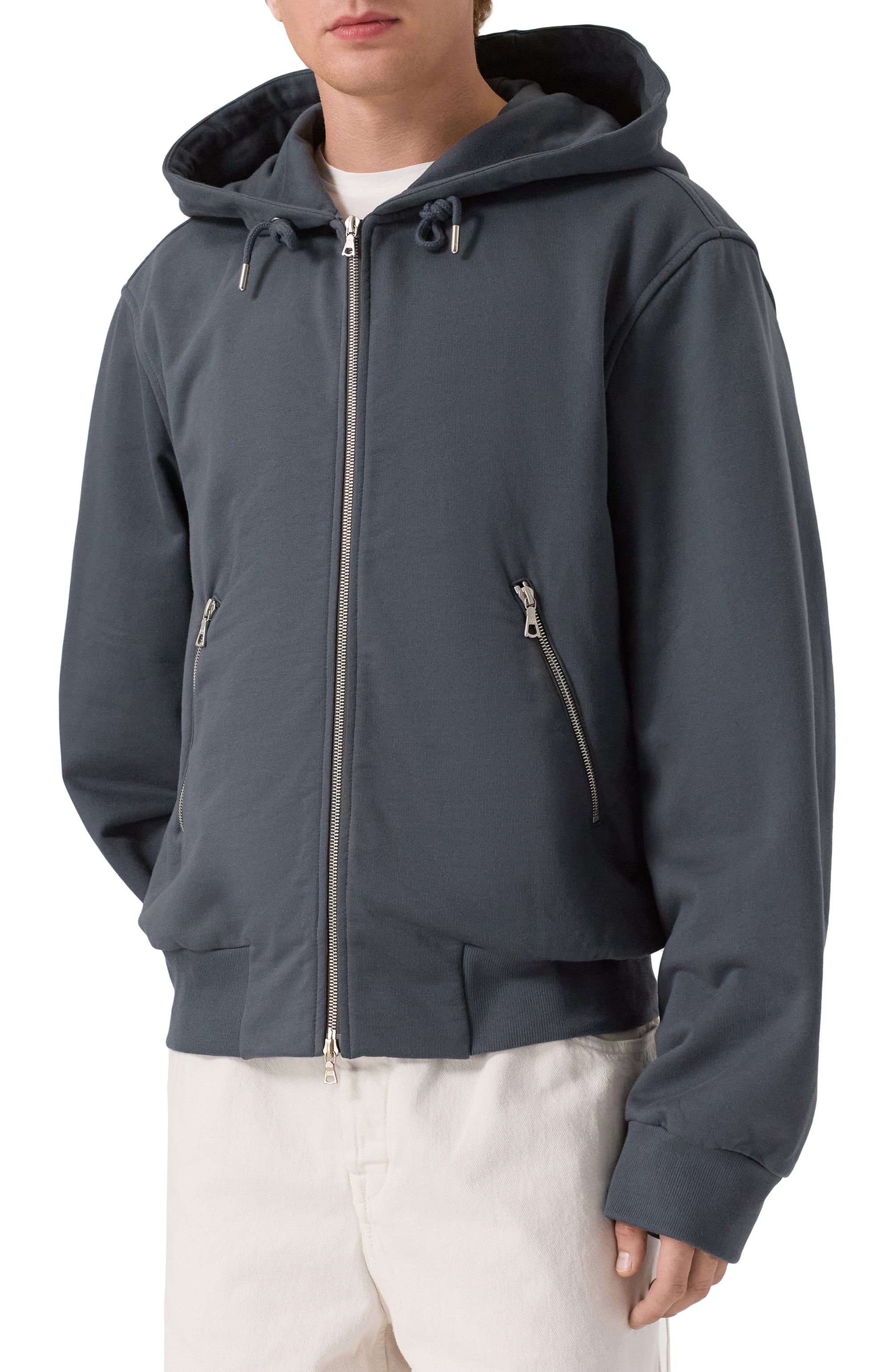 Хлопковая толстовка DRIES VAN NOTEN темно-серого цвета по цене 86500 руб., арт. 021148-2611-506, фото 3 Хлопковая толстовка DRIES VAN NOTEN, арт. 021148-2611-506, фото 3