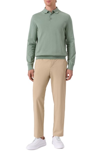 Брюки BOSS бежевого цвета по цене 23950 руб., арт. 50538640, фото 2 Брюки BOSS, арт. 50538640, фото 2