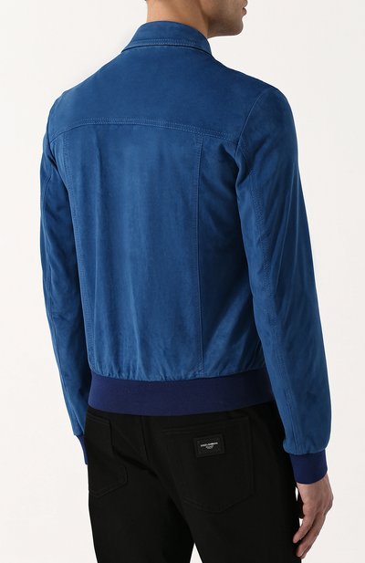 Замшевый бомбер на молнии  DOLCE & GABBANA, арт. G9KG5L/FULWF, фото 4