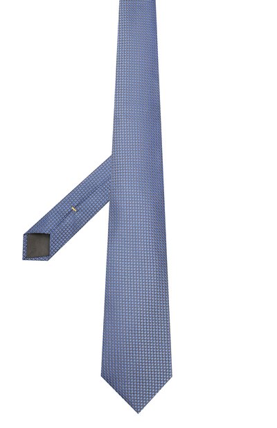 Шелковый галстук CANALI синего цвета по цене 11500 руб., арт. 18/HJ02621, фото 2 Шелковый галстук CANALI, арт. 18/HJ02621, фото 2