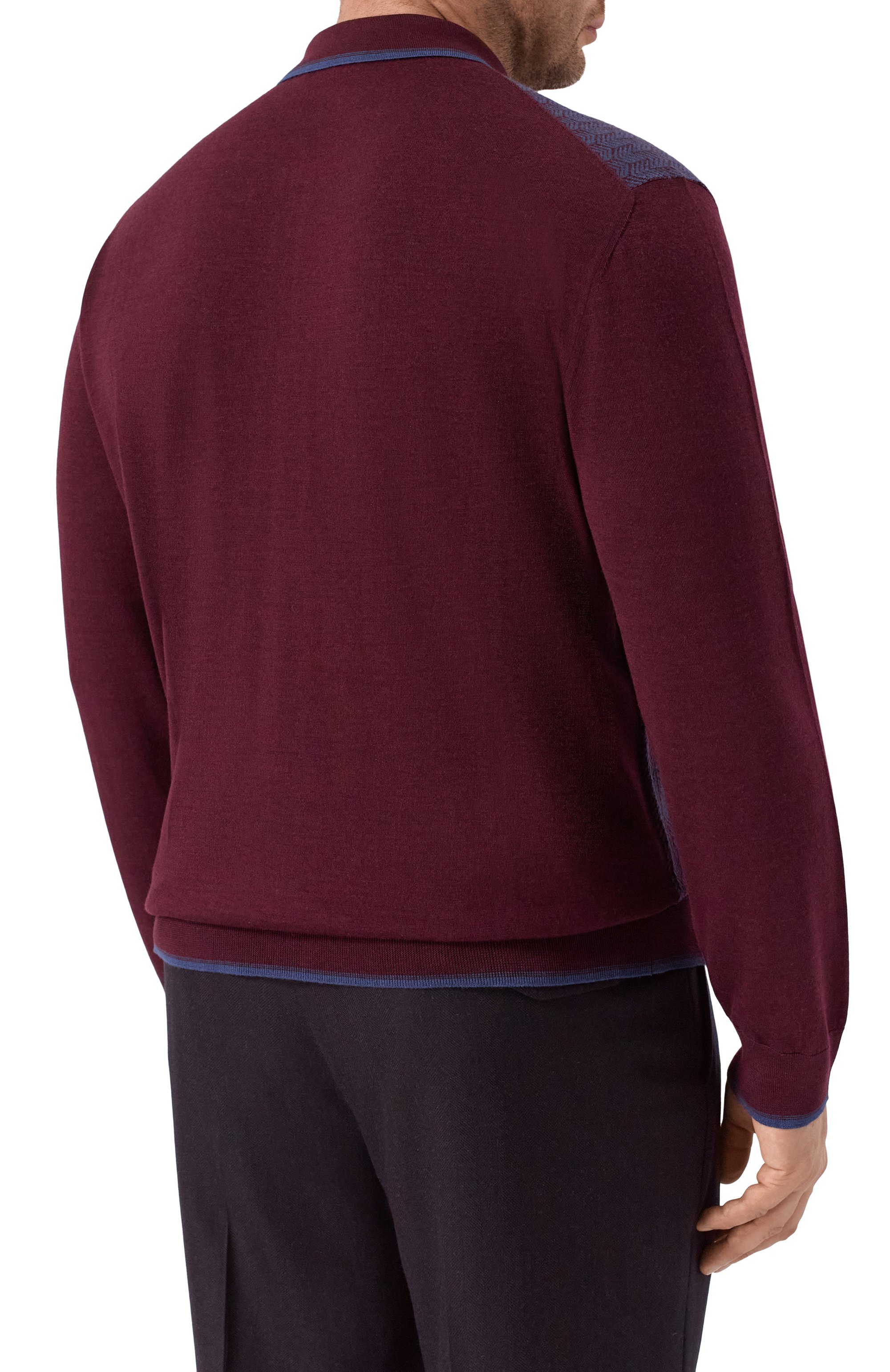 Поло из шерсти и шелка ZILLI, арт. KZP001M0230VHE001, фото 4