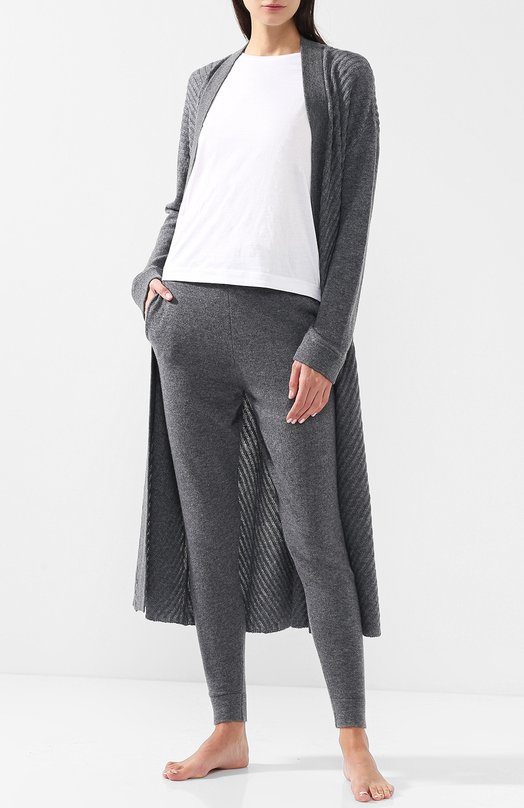 Кашемировые брюки-скинни Le Kasha Серый, фото 2