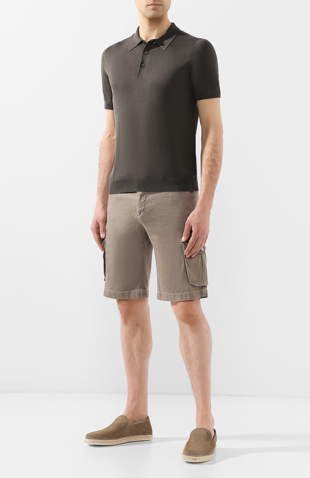 Шелковое поло ANDREA CAMPAGNA, арт. 43111/23503, фото 2