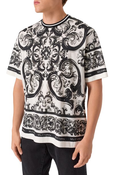 Хлопковая футболка DOLCE & GABBANA, арт. G8PN9T/II7HM, фото 3