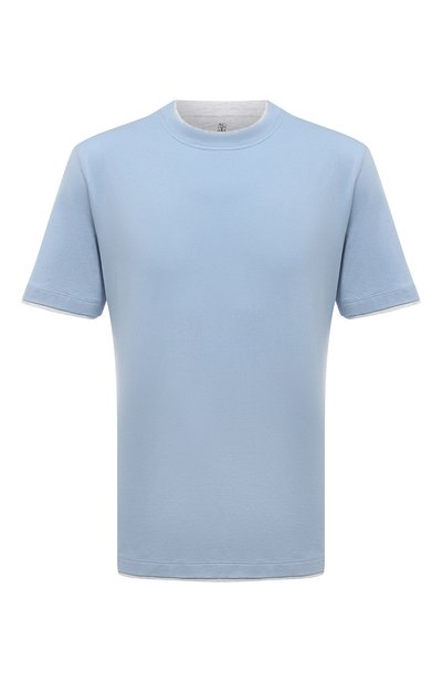 Мужская хлопковая футболка BRUNELLO CUCINELLI, арт. M0B137427
