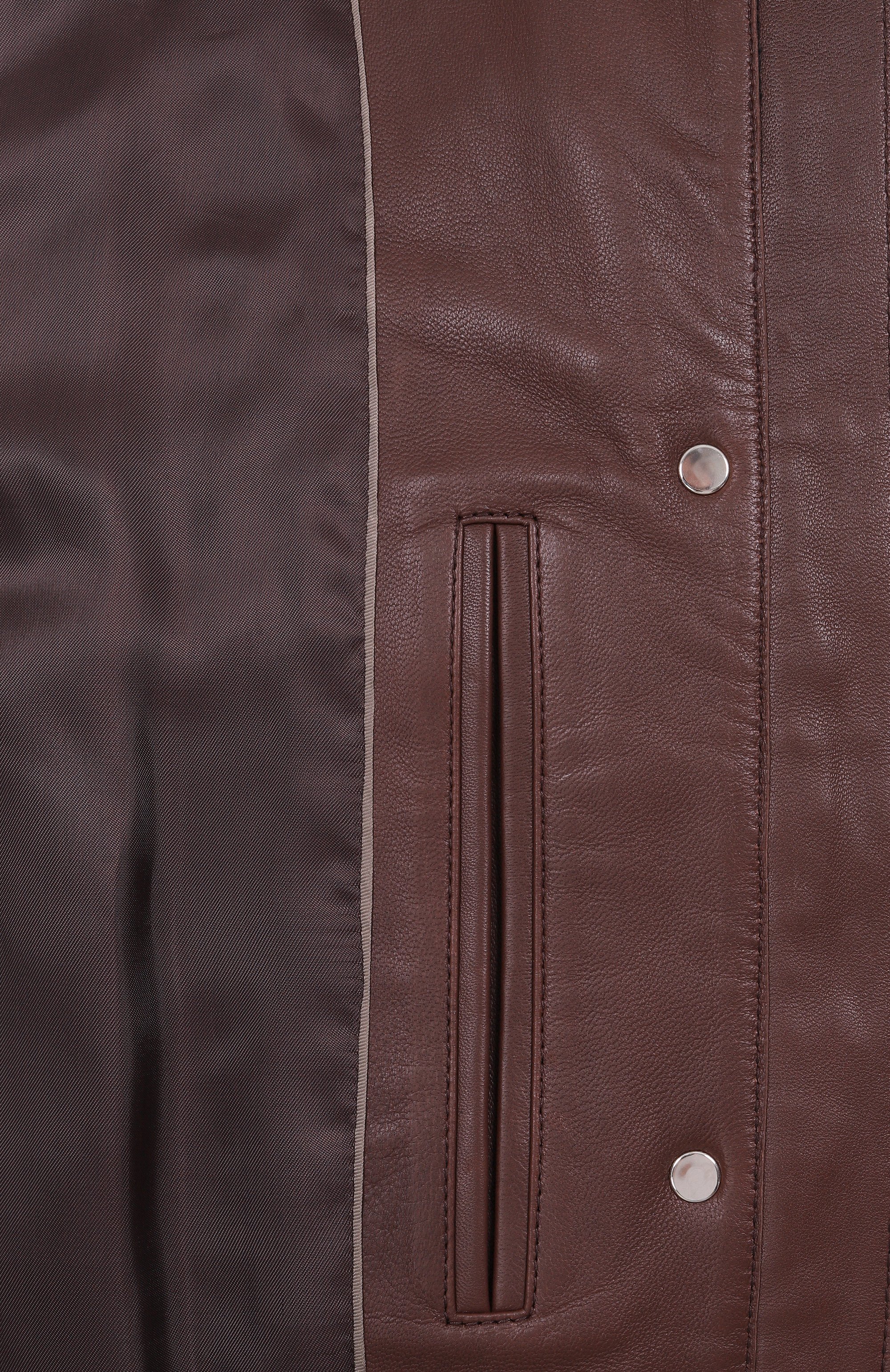 Кожаный бомбер 12 STOREEZ, арт. 127369, фото 7