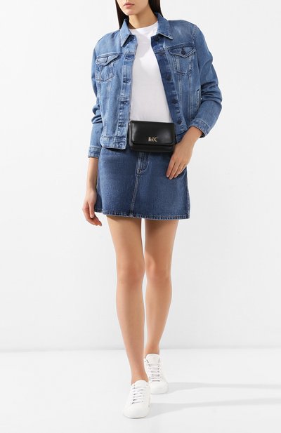 Поясная сумка mott MICHAEL MICHAEL KORS черного цвета по цене 14650 руб., арт. 30S8G0XN1L, фото 2 Поясная сумка mott MICHAEL MICHAEL KORS, арт. 30S8G0XN1L, фото 2