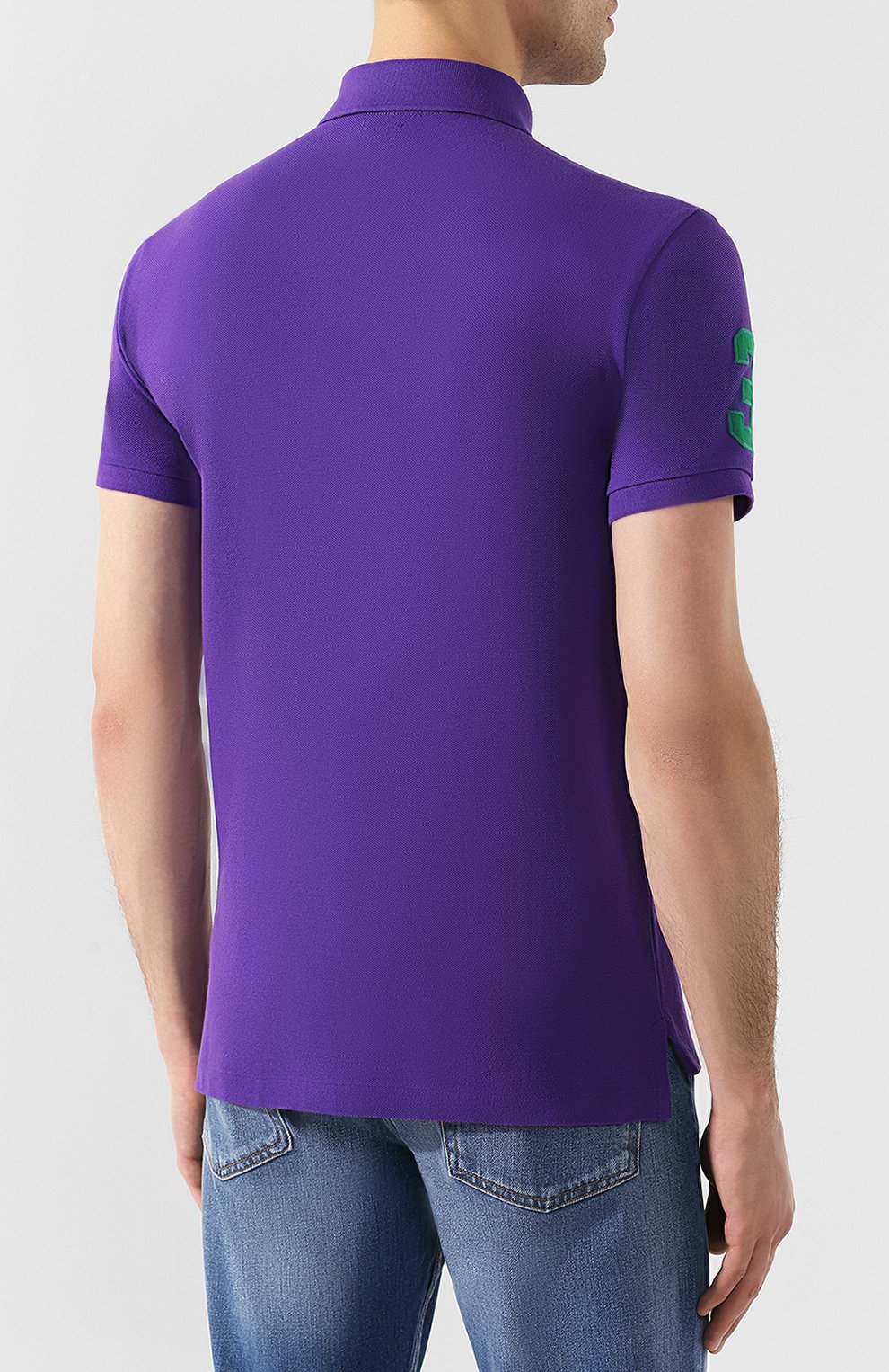 Хлопковое поло POLO RALPH LAUREN, арт. 710692227, фото 4