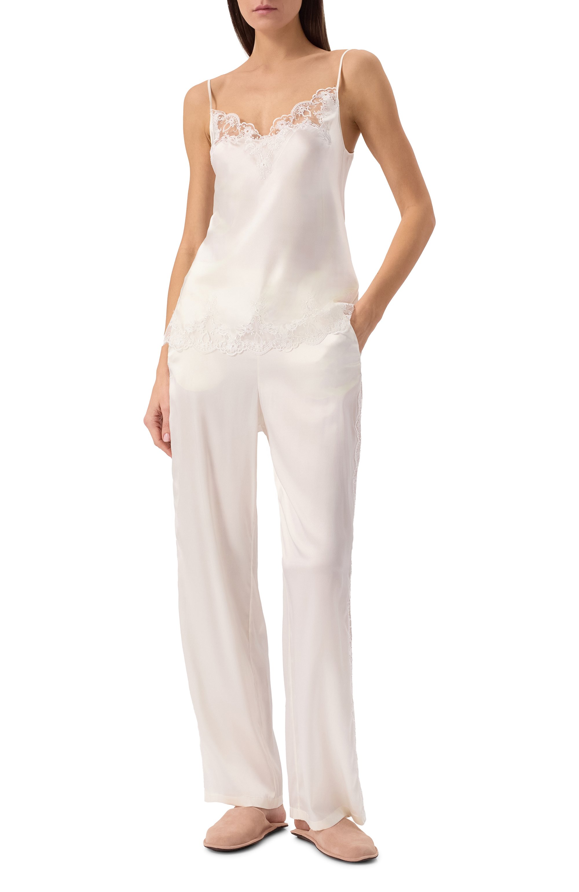 Брюки из шелка и хлопка I.D. SARRIERI, арт. J2272, фото 2