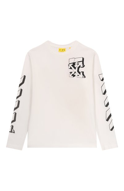 Хлопковый лонгслив OFF-WHITE, арт. 0BAB001F25JER005/4-12