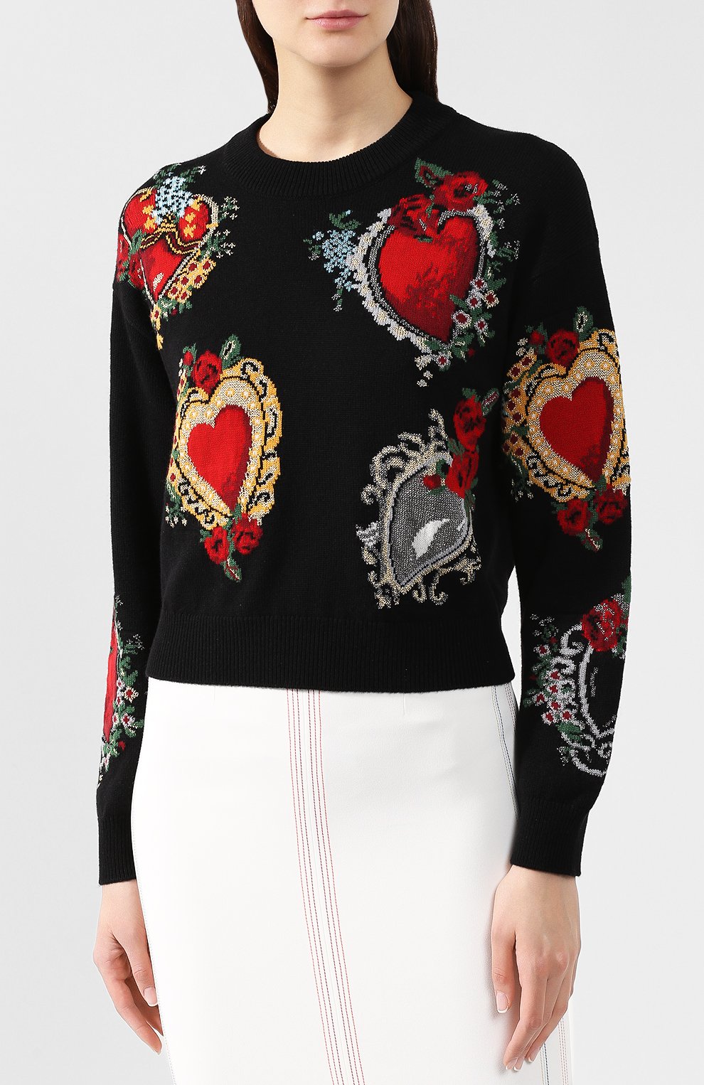 Кашемировый пуловер DOLCE & GABBANA, арт. FX435T/JAMUN, фото 3