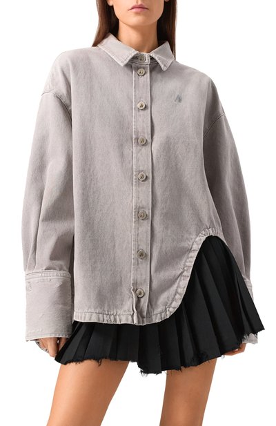 Джинсовая рубашка THE ATTICO, арт. 247WCB68_, фото 3