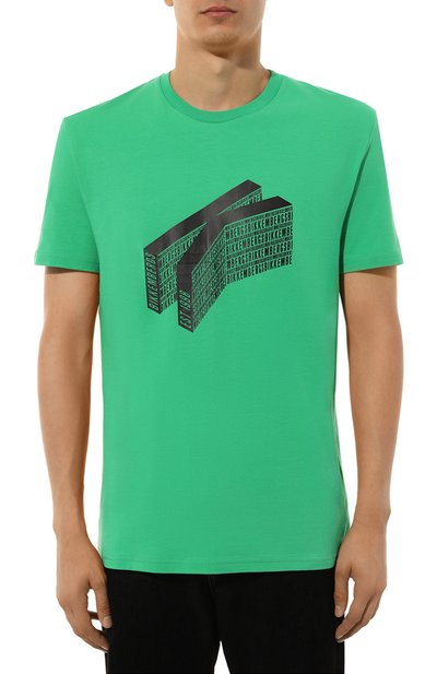 Хлопковая футболка DIRK BIKKEMBERGS, арт. PBMT0248, фото 3