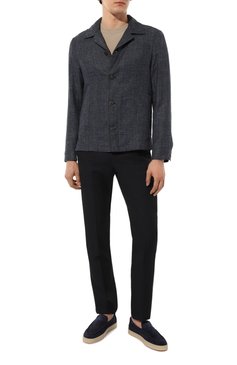 Брюки из шерсти и льна CORNELIANI, арт. 915B05-3118330, фото 1