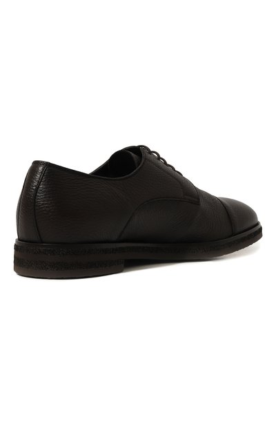 Кожаные дерби BARRETT темно-коричневого цвета по цене 69950 руб., арт. 221U017.9, фото 5 Кожаные дерби BARRETT, арт. 221U017.9, фото 5