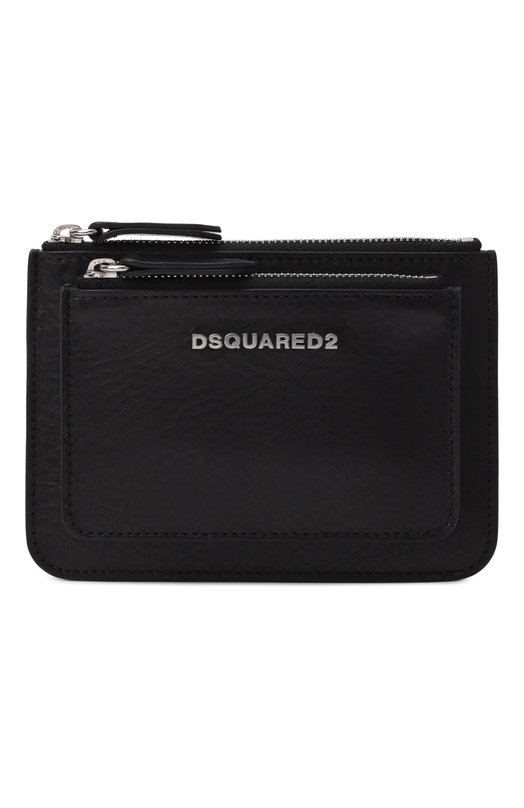 Кожаное портмоне Dsquared2 P0W0061/12900001 Чёрный P0W0061/12900001
