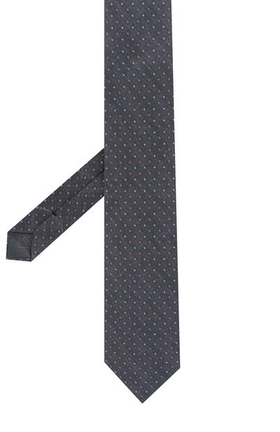 Шелковый галстук с узором BRIONI серого цвета по цене 26600 руб., арт. 063I00/P7489, фото 2 Шелковый галстук с узором BRIONI, арт. 063I00/P7489, фото 2