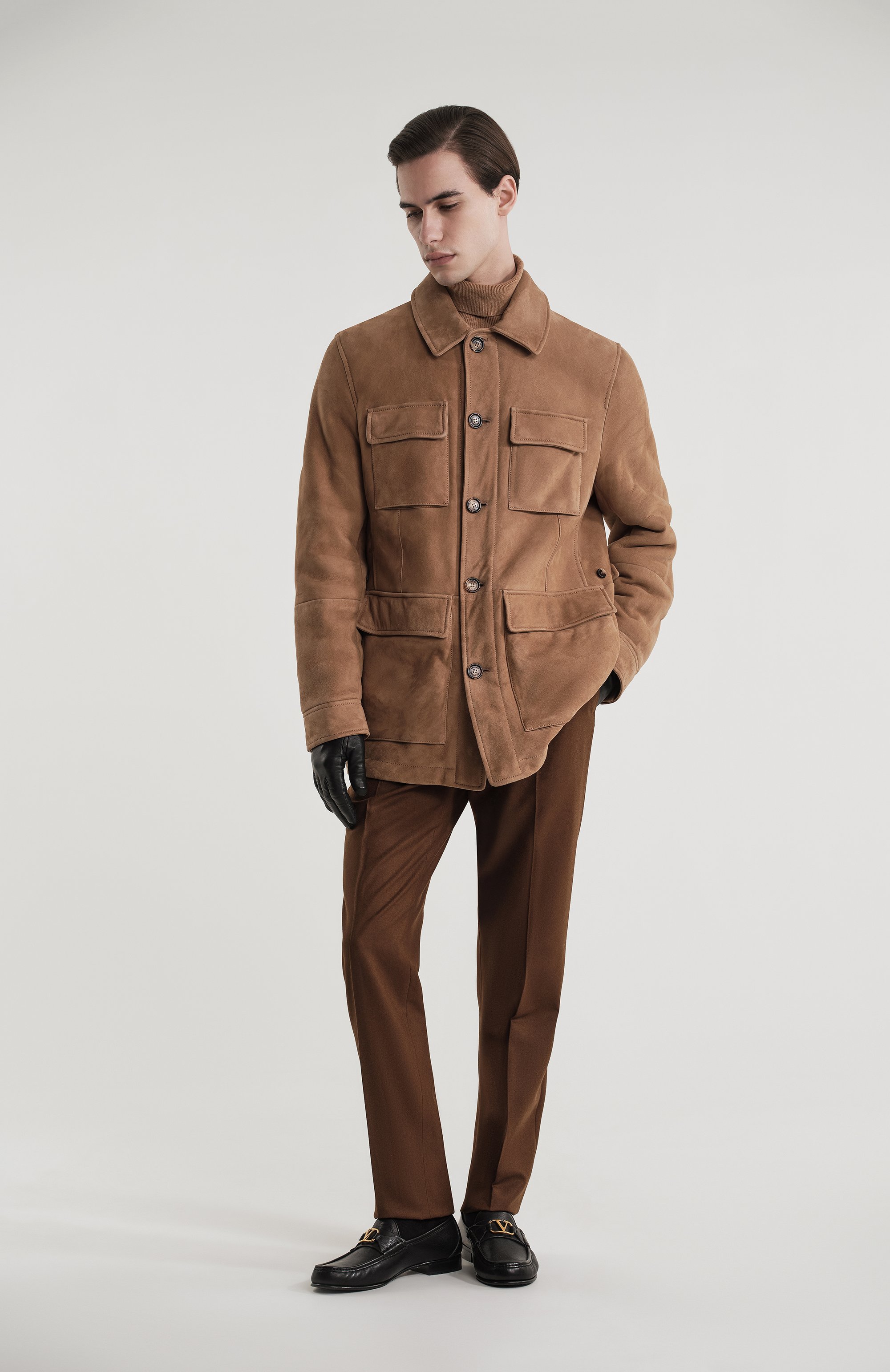 Шерстяные брюки CORNELIANI, арт. 945B01-9418110, фото 6