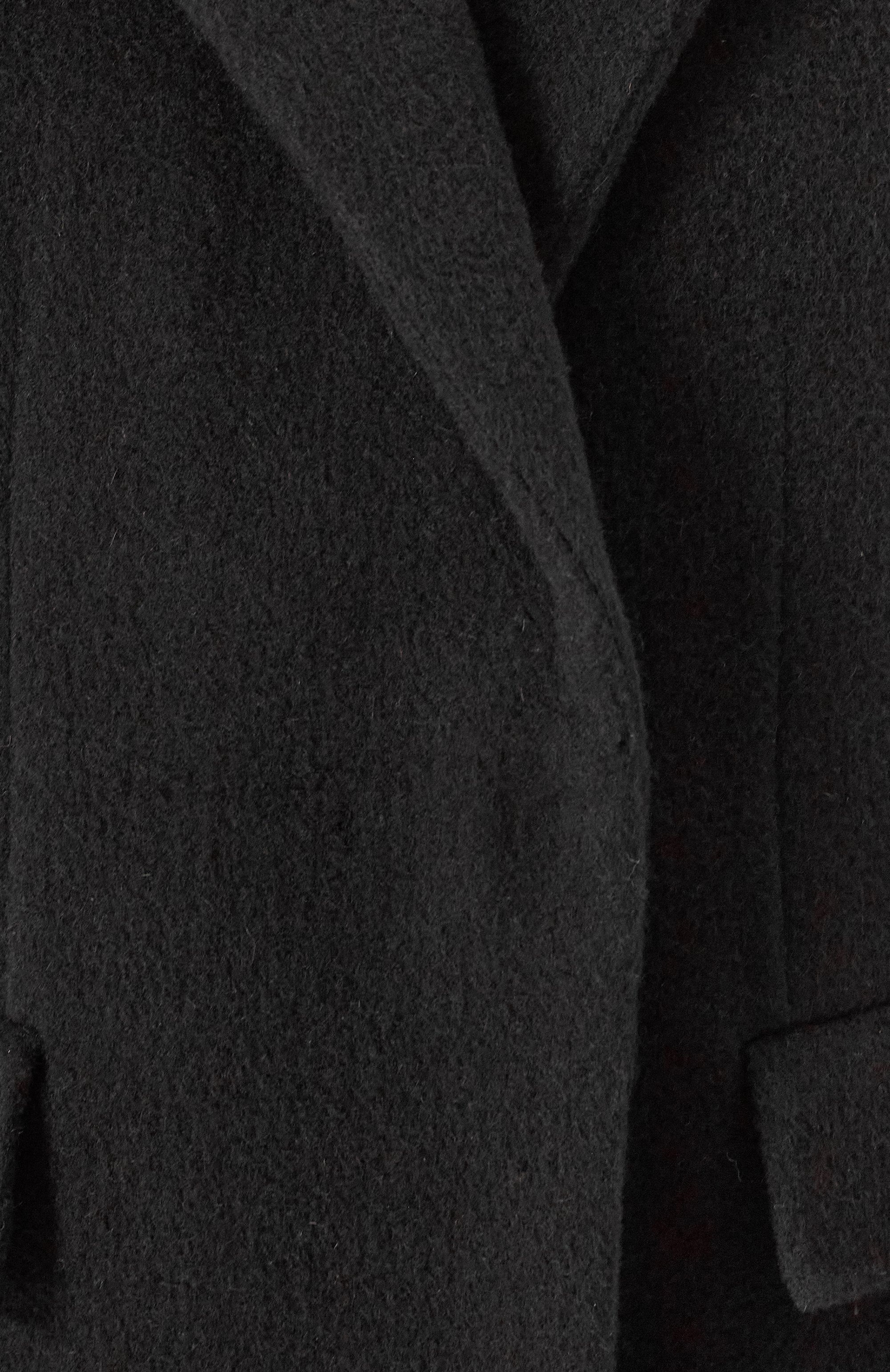 Шерстяное пальто JIL SANDER черного цвета по цене 468000 руб., арт. J02AA0176-J41387, фото 6 Шерстяное пальто JIL SANDER, арт. J02AA0176-J41387, фото 6