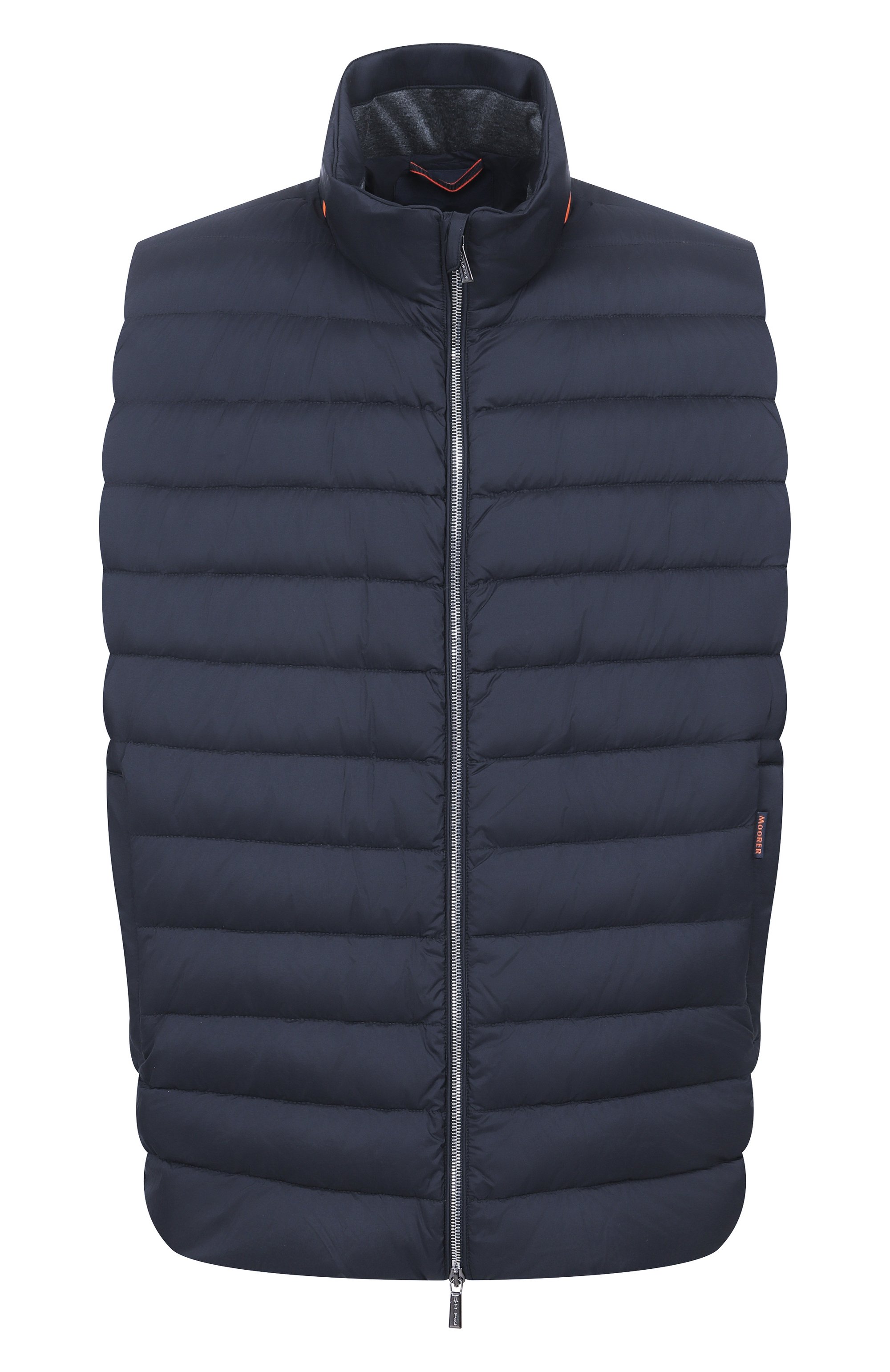 Пуховый жилет cerrado-s3 MOORER темно-синего цвета по цене 148000 руб., арт. CERRAD0/S3_001, фото 1 Пуховый жилет cerrado-s3 MOORER, арт. CERRAD0/S3_001, фото 1