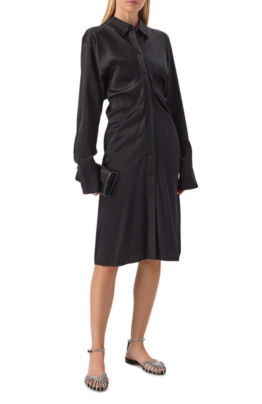 Текстильные сандалии Rebecca Alevi Milano L26S2002.5.0222997/SATIN Чёрный  L26S2002.5.0222997/SATIN Фото 3