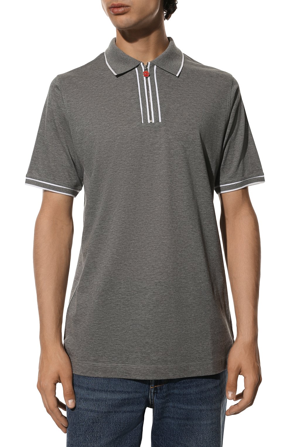 Хлопковое поло KITON, арт. UK1267, фото 3