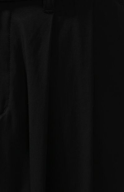 Хлопковые брюки KAZUYUKI KUMAGAI черного цвета по цене 29850 руб., арт. KP91-055, фото 5 Хлопковые брюки KAZUYUKI KUMAGAI, арт. KP91-055, фото 5