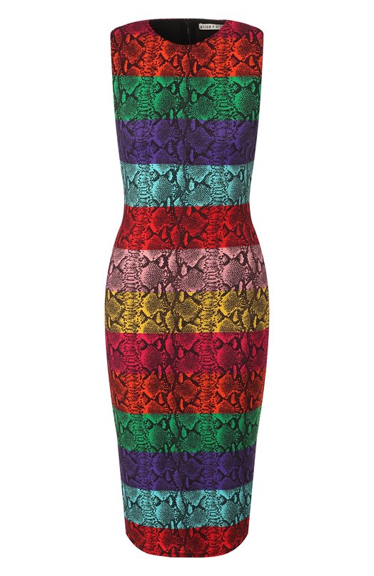 

Платье из вискозы Alice + Olivia, Разноцветный
