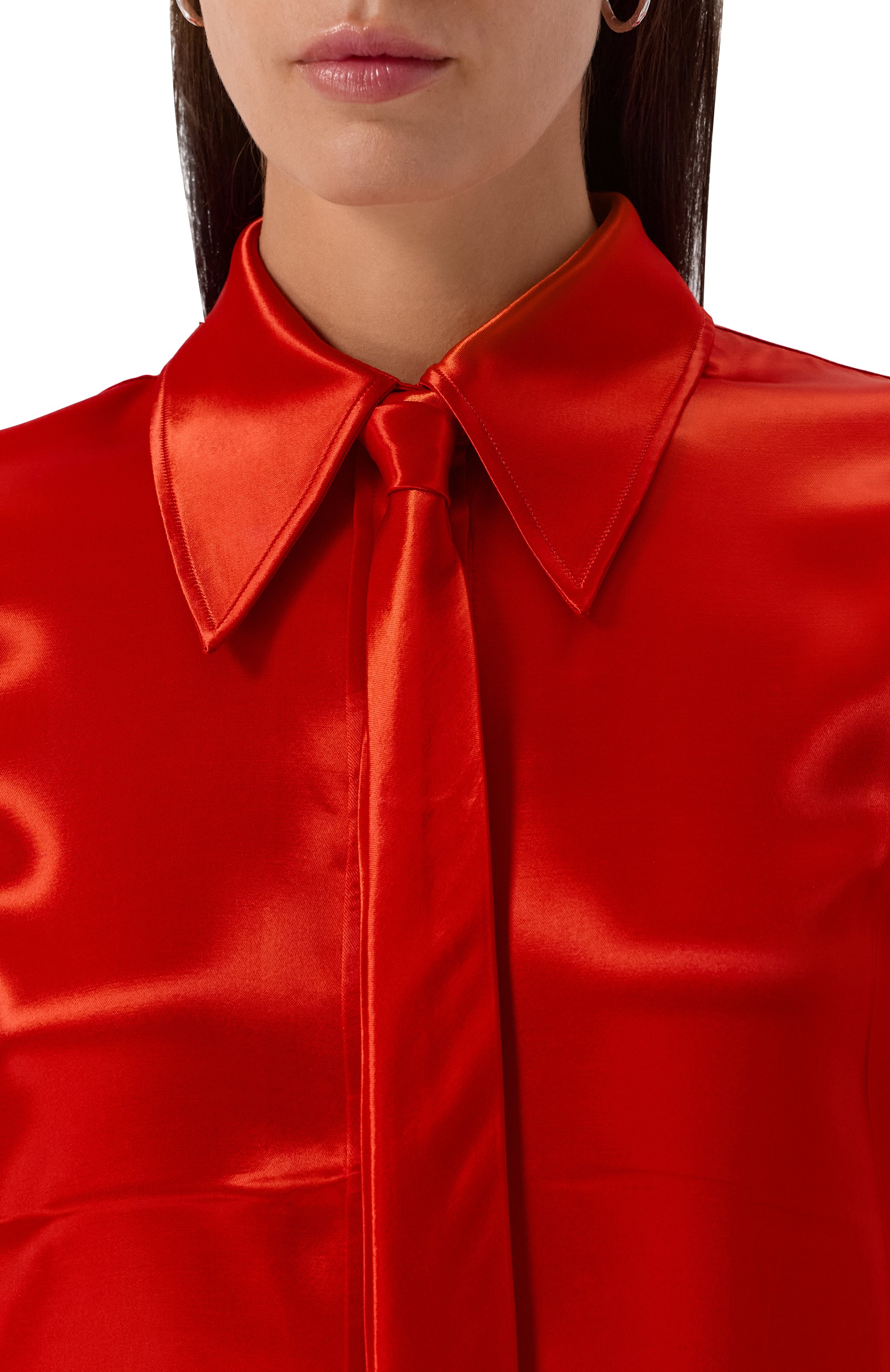 Атласная блузка JIL SANDER, арт. J03DL0183-J66147, фото 5