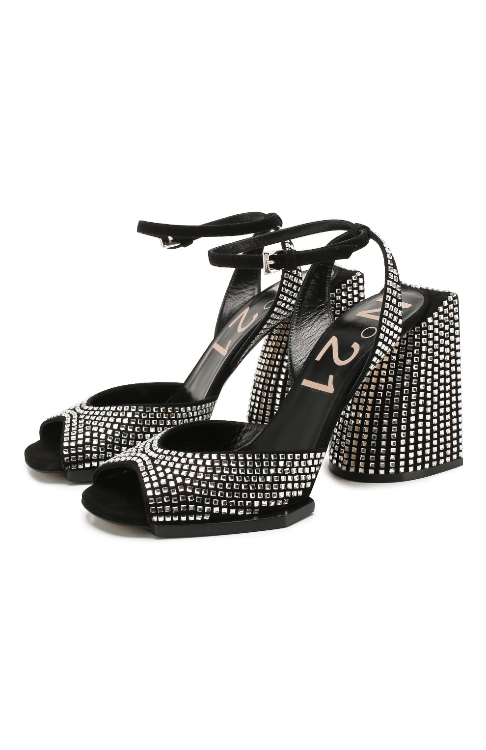 Текстильные босоножки N21, арт. N220E8927/ANKLESTRAP SANDALS, фото 1