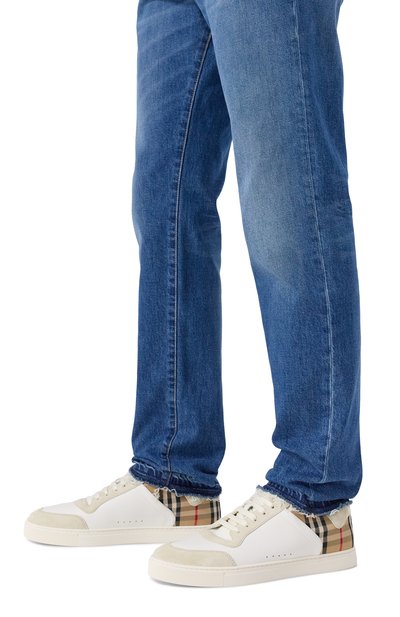 Комбинированные кеды BURBERRY, арт. 8069089, фото 3