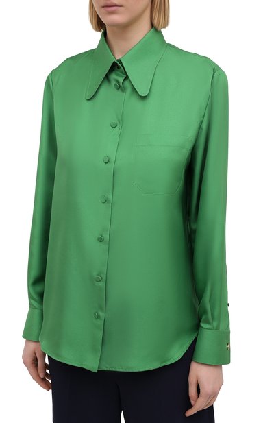 Шелковая рубашка GUCCI, арт. 652646/ZKS36, фото 3