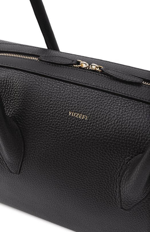 Сумка Brioche Yuzefi BRI0CHE DUFFLE/PEBBLE GRAIN LEATHER Чёрный  BRI0CHE DUFFLE/PEBBLE GRAIN LEATHER Фото 4