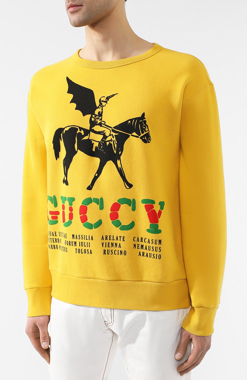 Хлопковый свитшот GUCCI, арт. 475532/XJAKP, фото 3